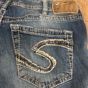 womens silver boyfriend jeans